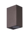 KANDANCHU * APLIQUE EXTERIOR CUAD. 2L*GU10 CORTEN